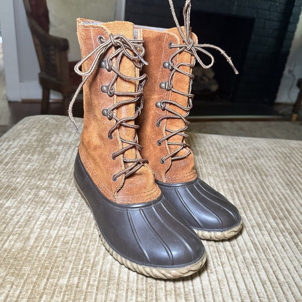 LaCrosse Uplander Boots Women’s 8 Men’s 6 Leather & Rubber